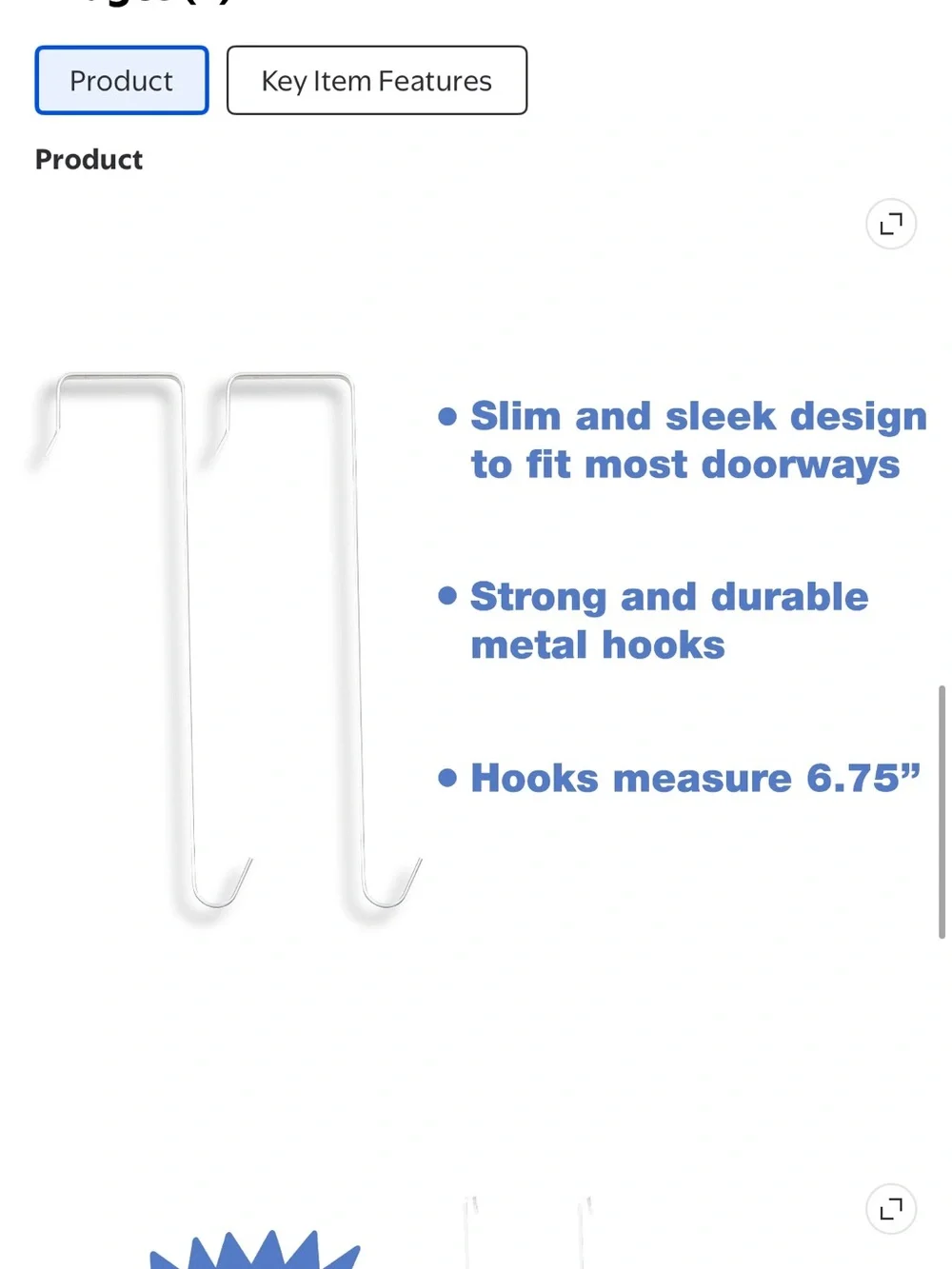 Over the door organizer x 2